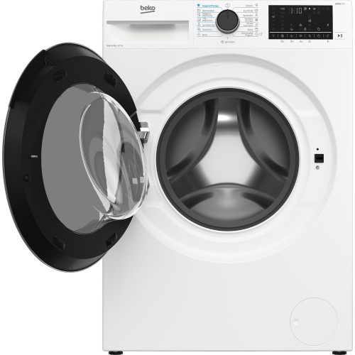 Прально-сушильна машина Beko фронтальна, 10(7)кг, 1400, А, 60см, дисплей, інвертор, пара, HomeWhiz, білий