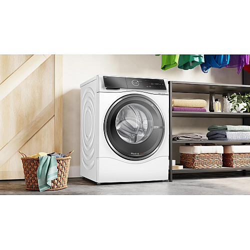 Прально-сушильна машина Bosch фронтальна, 10.5(6)кг, 1400, A, 60см, дисплей, i-Dos, інвертор, пара, білий