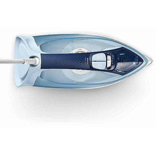 Утюг Philips 5000 Series, 2400Вт, 320мл, паровой удар -180гр, постоянный пар - 45гр, керам. подошва, голубой