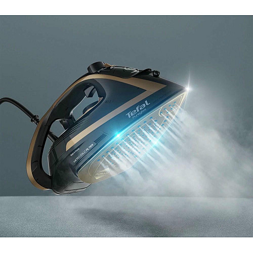 Утюг Tefal Puregliss, 3000Вт, 270мл, паровой удар -280гр, постоянная пара - 50гр, керам. подошва, черно-медный