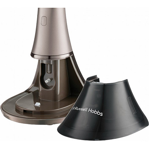 Відпарювач Russell Hobbs компактний Steam Genie Aroma, 1800Вт, 200мл, постійна пара - 32гр, керам. підошва, чорно-коричневий