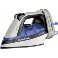 Праска Russell Hobbs Easy Store Pro, 2400Вт, 320мл, паровий удар -180гр, постійна пара - 45гр, зберігання шнура, керам. підошва, біло-синій