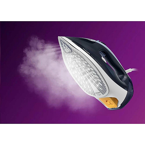 Утюг Philips 7000 Series, 2800Вт, 300мл, паровой удар -250гр, постоянный пар - 50гр, нерж. сталь, темно синий
