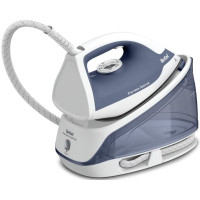 Утюг-парогенератор Tefal Optimal, 2200Вт, 1200мл, паровой удар -190гр, постоянный пар - 110гр, керам. подошва, бело-синий
