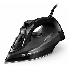 Праска Philips 5000 Series, 2600Вт, 320мл, паровий удар -200гр, постійна пара - 45гр, керам. підошва, чорний
