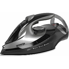 Праска Gorenje, 3250Вт, 420мл, паровий удар-250гр, верт. відпарювання, антинакип, автовідключення, керам. підошва, чорний
