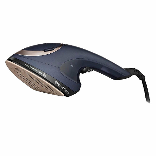 Отпариватель Russell Hobbs Steam Genie 2-в-1, 1700Вт, 150мл, паровой удар –20гр, постоянная пара – 20гр, керам. подошва, синий