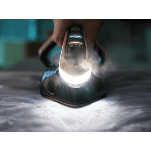 Утюг-парогенератор Tefal Pro Express Vision, 3000Вт, 1200мл, паровой удар -800гр, постоянный пар - 180гр, керам. подошва, черно-золотой