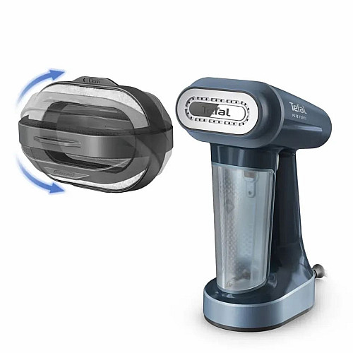 Отпариватель Tefal компактный Pure Force 3в1, 1800Вт, 180мл, постоянная пара – 35гр, керам. подошва, синий