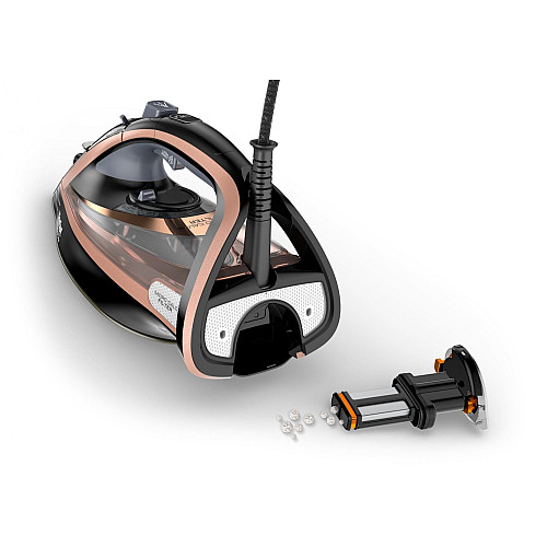 Праска Tefal Ultimate Pure, 3200Вт, 350мл, паровий удар -260гр, постійна пара - 60гр, керам. підошва, чорно-рожевий