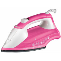 Утюг Russell Hobbs Light&Easy Pro, 2600Вт, 240мл, паровой удар -130гр, постоянная пара - 40гр, керам. подошва, бело-розовый