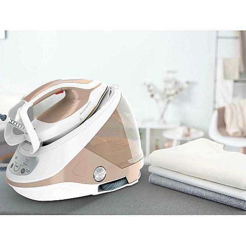 Утюг-парогенератор Tefal Pro Express Eco, 2200Вт, 1800мл, паровой удар -550гр, постоянный пар - 140гр, бело-золотой