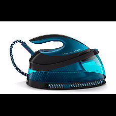 Праска-парогенератор Philips PerfectCare Compact, 2400Вт, 1500мл, паровий удар -420гр, постійна пара - 120гр, керам. підошва, синій