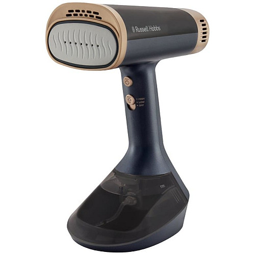 Отпариватель Russell Hobbs Genie VacuSteam, 1800Вт, 200мл, паровой удар –20гр, верт. отпаривание, керам. подошва, синий