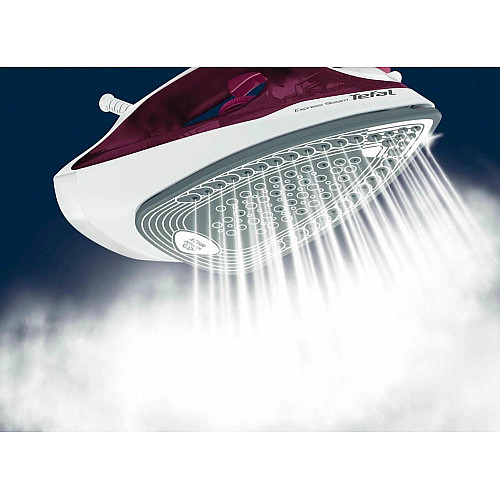 Утюг Tefal Express Steam, 2400Вт, 270мл, паровой удар -160гр, постоянная пара - 30гр, керам. подошва, бордовый