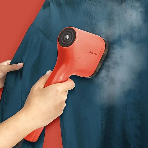 Отпариватель Tefal компактный Pure Pop, 1300Вт, 70мл, постоянная пара – 20гр, красный