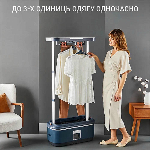 Автоматический паровой шкаф Tefal Care For You First, 1500Вт, 1200мл, паровой удар -35гр, синий
