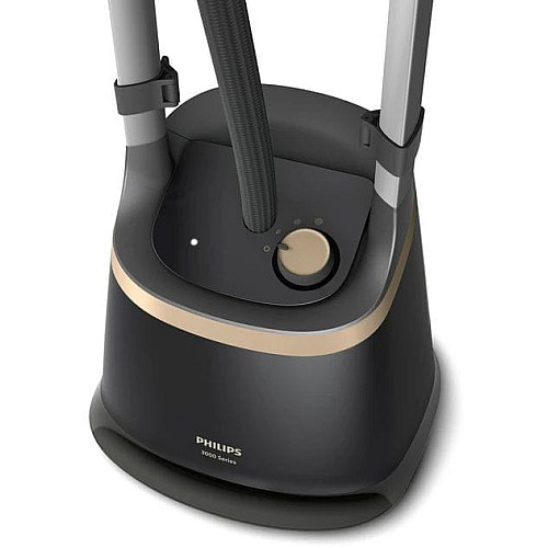 Відпарювач Philips вертикальний 3000 Series, 2000Вт, 2000мл, постійна пара - 40гр, стійка,вішалка, керам. підошва, чорний