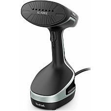 Відпарювач Tefal компактний Access Steam Force, 2000Вт, 200мл, постійна пара - 30гр, керам. підошва, чорно-сірий