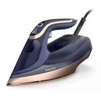 Утюг Philips Azur 8000 Series, 3000Вт, 350мл, паровой удар -260гр, постоянный пар - 85гр, нерж. сталь, темно синий
