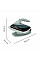 Утюг Tefal беспроводной Freemove Power, 2600Вт, 250мл, паровой удар -220гр, постоянная пара - 40гр, база для зарядки, автовыключения, керам. подошва, зеленый