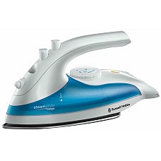 Праска Russell Hobbs дорожній, 760Вт, 80мл, нерж. сталь, блакитна