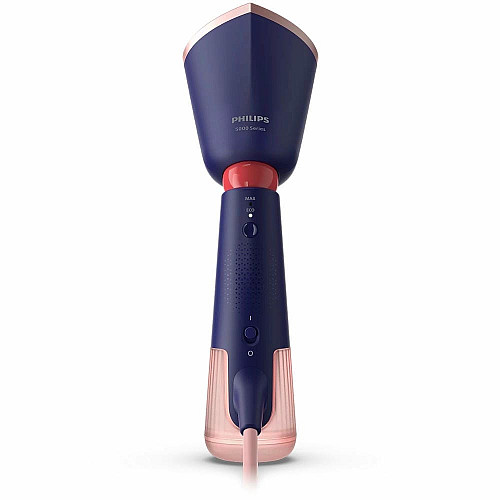 Відпарювач Philips компактний Series 5000, 1400Вт, 120мл, паровий удар -24гр, складана ручка, чохол-рукавичка, килимок, пластик, синій