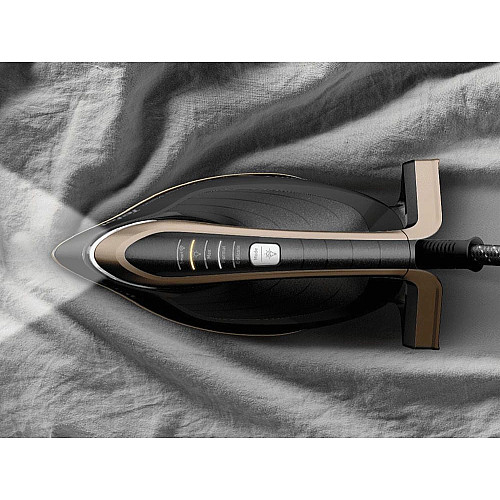Утюг-парогенератор Tefal Pro Express Vision, 3000Вт, 1200мл, паровой удар -800гр, постоянный пар - 180гр, керам. подошва, черно-золотой