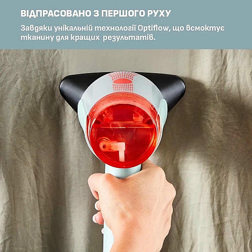 Отпариватель Tefal компактный AeroSteam, 1400Вт, 100мл, постоянная пара – 20гр, светло-зеленый