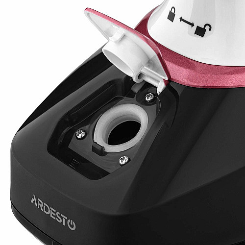 Отпариватель ARDESTO ручной SI-S1400, 1400Вт, 280мл, паровой удар, постоянный пар - 22гр, керам. подошва, бело-черный