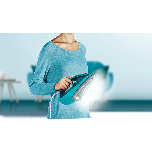 Утюг Tefal Express Steam, 2500Вт, 270мл, паровой удар -200гр, постоянная пара – 45гр, керам. подошва, бирюзовый