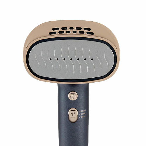 Отпариватель Russell Hobbs Genie VacuSteam, 1800Вт, 200мл, паровой удар –20гр, верт. отпаривание, керам. подошва, синий