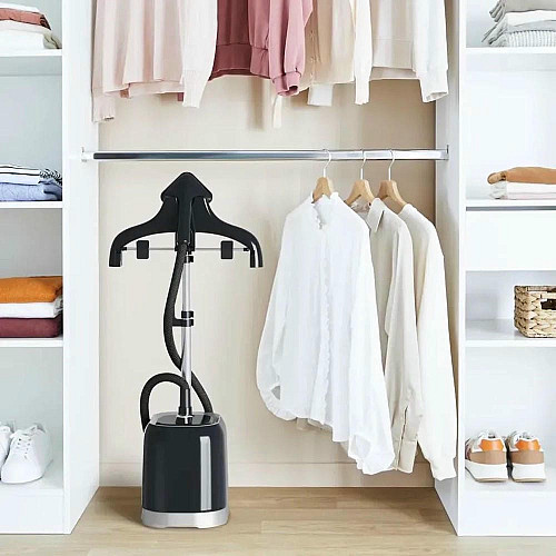 Отпариватель Tefal вертикальный Pro Style Garment, 2000Вт, 1500мл, постоянная пара - 42гр, черный