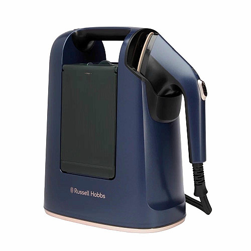 Відпарювач Russell Hobbs Genie Maestro, 1700Вт, 750мл, паровий удар -20гр, верт. відпарювання, керам. підошва, синій