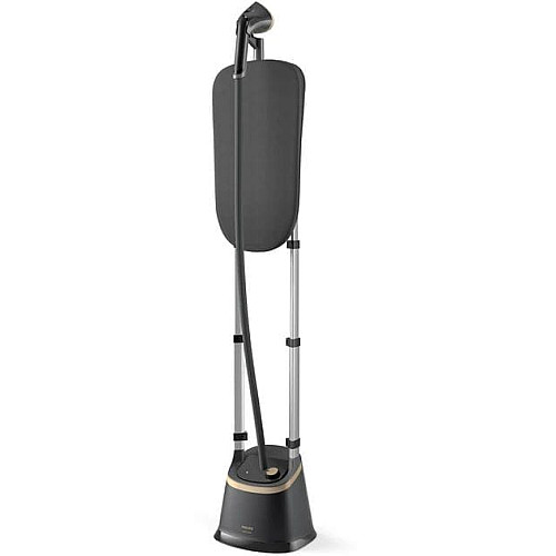 Відпарювач Philips вертикальний 3000 Series, 2000Вт, 2000мл, постійна пара - 40гр, стійка,вішалка, керам. підошва, чорний