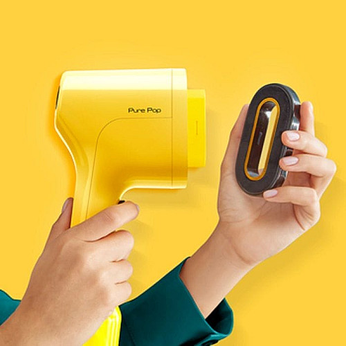 Отпариватель Tefal компактный Pure Pop, 1300Вт, 70мл, постоянная пара – 20гр, желтый