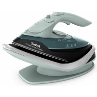 Утюг Tefal беспроводной Freemove Power, 2600Вт, 250мл, паровой удар -220гр, постоянная пара - 40гр, база для зарядки, автовыключения, керам. подошва, зеленый