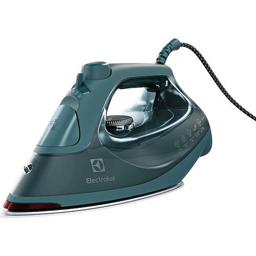 Праска Electrolux, 2600Вт, 330мл, паровий удар 210гр, керам. підошва, зелений