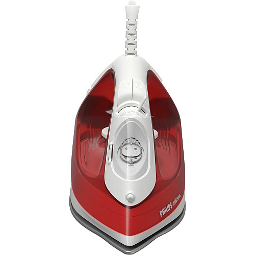 Праска PHILIPS Series 2000, 2000Вт, 250мл, паровий удар -100гр, керам. підошва, червоний
