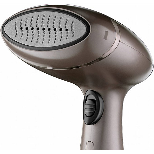 Відпарювач Russell Hobbs компактний Steam Genie Aroma, 1800Вт, 200мл, постійна пара - 32гр, керам. підошва, чорно-коричневий