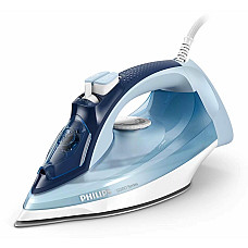 Праска Philips 5000 Series, 2400Вт, 320мл, паровий удар -180гр, постійна пара - 45гр, керам. підошва, голубий
