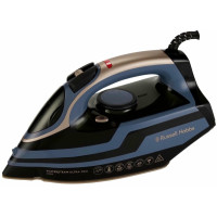 Праска Russell Hobbs, 3100Вт, паровий удар -210гр, верт. відпарювання, керам. підошва, чорно-синий