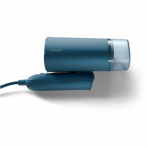Відпарювач Philips компактний 3000 Series, 1000Вт, 100мл, постійна пара - 20гр, складана ручка, синій