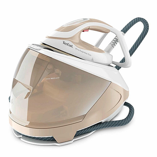 Утюг-парогенератор Tefal Pro Express Eco, 2200Вт, 1800мл, паровой удар -550гр, постоянный пар - 140гр, бело-золотой