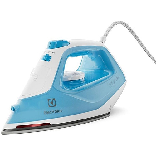 Утюг Electrolux, 2300Вт, 250мл, паровой удар 110гр, керам. подошва, сине-белый