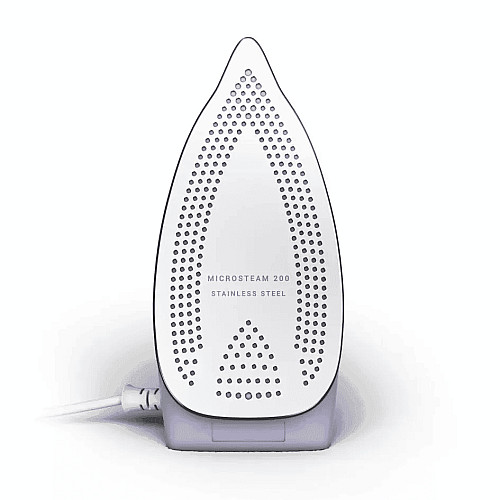 Утюг Tefal дорожный First Class, 1000Вт, 65мл, паровой удар -45гр, нерж. сталь, бело-фиолетовый