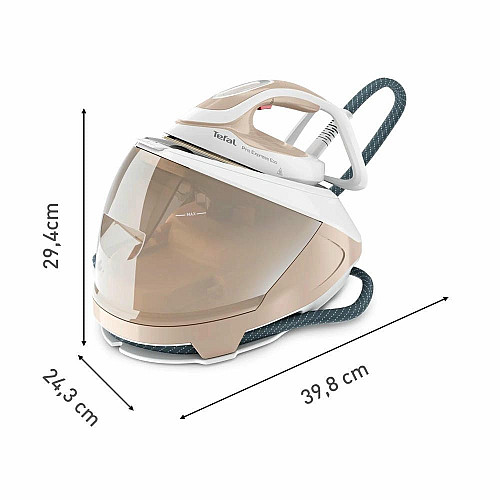 Утюг-парогенератор Tefal Pro Express Eco, 2200Вт, 1800мл, паровой удар -550гр, постоянный пар - 140гр, бело-золотой