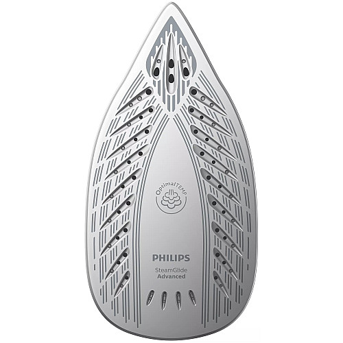 Праска-парогенератор Philips PerfectCare 6000 Series, 2400Вт, 1800мл, паровий удар -600гр, постійна пара - 130гр, нерж. сталь, синьо-золотий