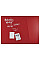 Дошка магнітно-маркерна 1200x900 червона Magnetoplan Glassboard-Red