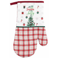 Перчатка ARDESTO Christmas Tree 18х30см, 100% полиэстер (верх), 100% хлопок (низ), зеленый